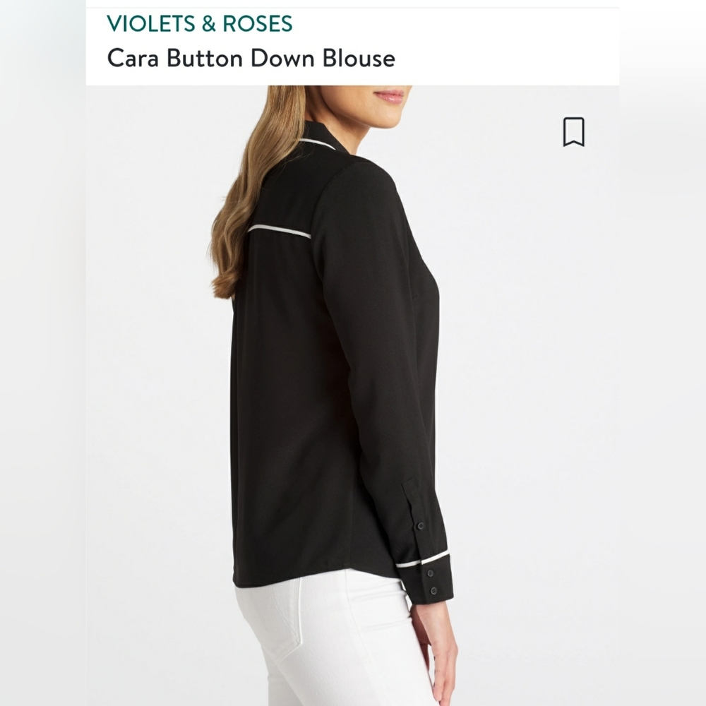Black top with white stripes - Picture 2 of 5